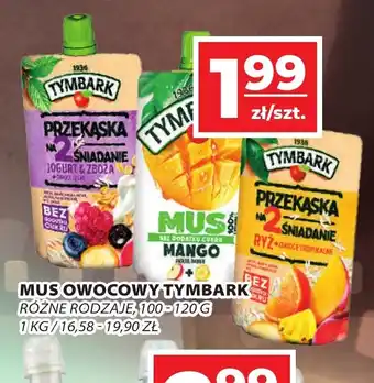 Top Market MUS OWOCOWY TYMBARK 100-120 G oferta