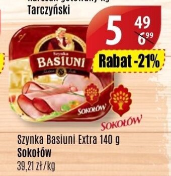 API MARKET Szynka Basiuni Extra 140g oferta