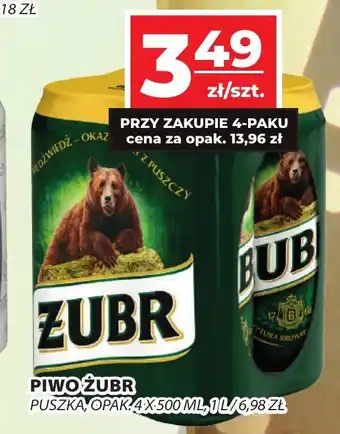 Top Market PIWO ŻUBR 500 ML oferta
