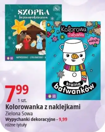 E.Leclerc Kolorowanka z naklejkami oferta