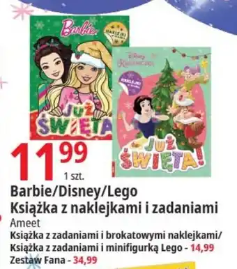 Barbie/Disney/Lego Książka z naklejkami i zadaniami