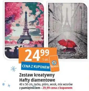 E.Leclerc Zestaw kreatywny Hafty diamentowe oferta