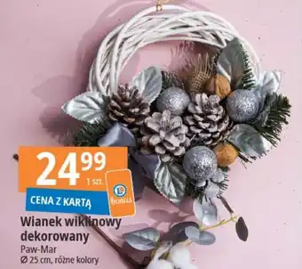 E.Leclerc Wianek wiklinowy dekorowany oferta