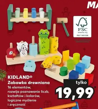 Kaufland KIDLAND Zabawka drewniana oferta