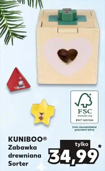 Kaufland KUNIBOO Zabawka drewniana Sorter oferta