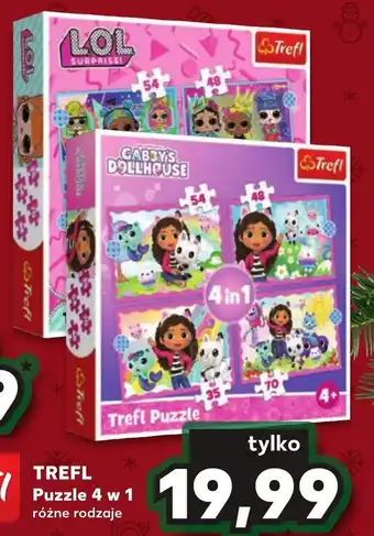 Kaufland TREFL Puzzle 4 w 1 oferta