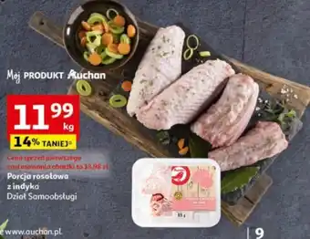 Auchan Porcja rosołowa z indyka Dział Samoobsługi 1 kg oferta