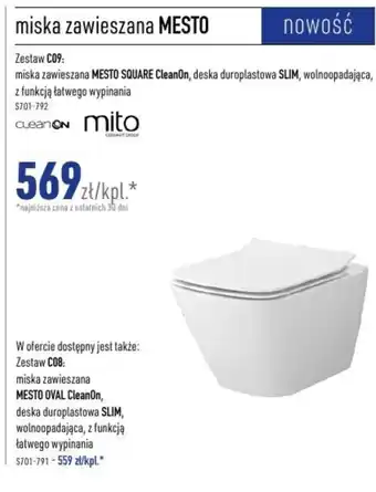 Cersanit Miska wisząca wc oferta