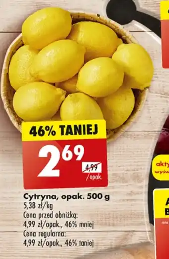 Biedronka Cytryna oferta
