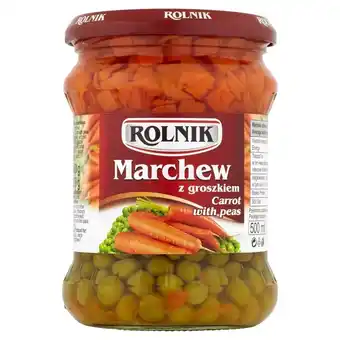 Groszek Rolnik marchew z groszkiem 460 g oferta