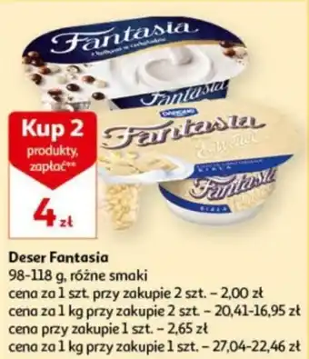 Auchan Deser Fantasia 2 x 98-118 g oferta