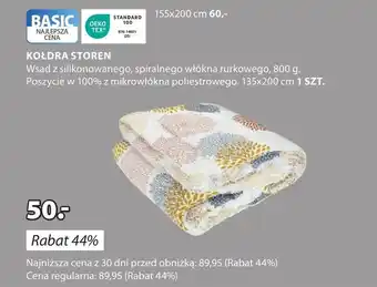 JYSK Kołdra oferta
