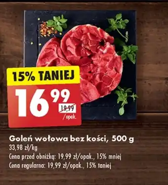 Biedronka Goleń wołowa oferta