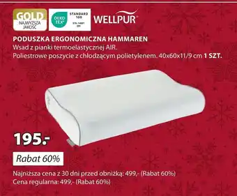 JYSK Poduszka ergonomiczna oferta