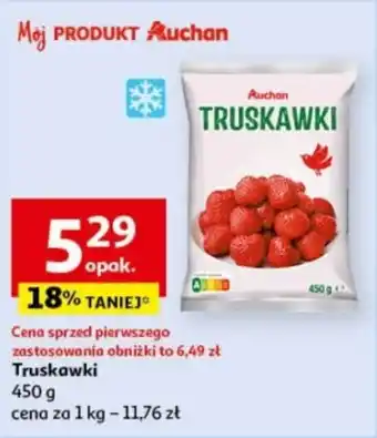 Auchan Truskawki 450 g oferta