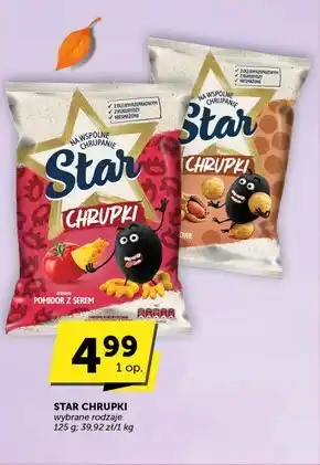 Groszek Star chrupki kukurydziane orzechowe 125 g oferta