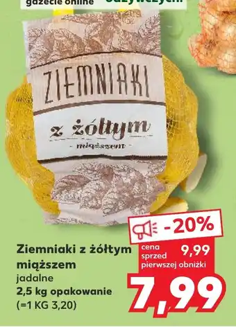 Kaufland Ziemniaki z żółtym miąższem 2,5 kg opakowanie oferta