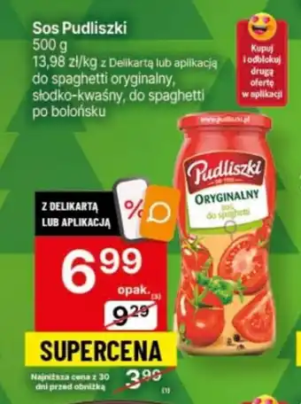 Delikatesy Centrum Sos Pudliszki 500 g oferta