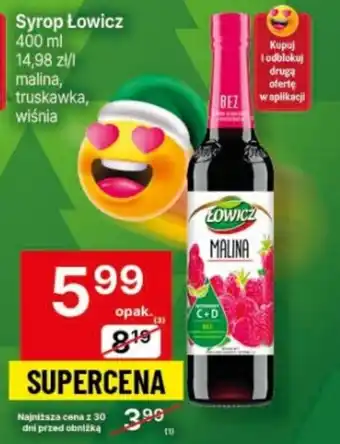 Delikatesy Centrum Syrop Łowicz 400 ml oferta