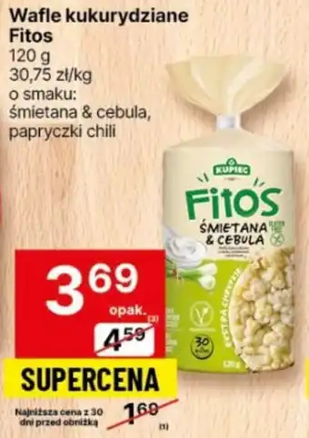 Delikatesy Centrum Wafle kukurydziane Fitos 120 g oferta