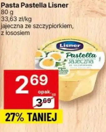 Delikatesy Centrum Pasta Pastella Lisner 80 g oferta