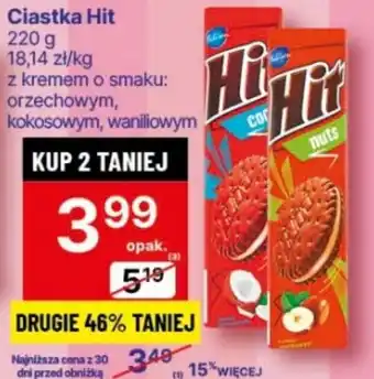 Delikatesy Centrum Ciastka Hit 220 g oferta