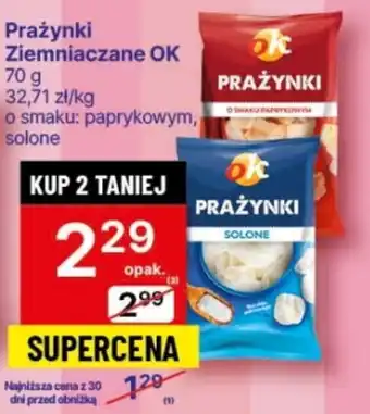 Delikatesy Centrum Prażynki Ziemniaczane OK 70 g oferta