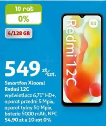 Auchan Smartfon Xiaomi Redmi 12C oferta