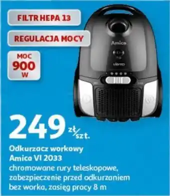 Auchan Odkurzacz workowy Amica VI 2033 oferta