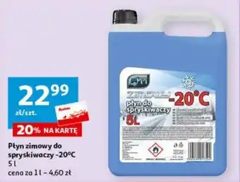 Auchan Płyn zimowy do spryskiwaczy -20°C 5 l oferta