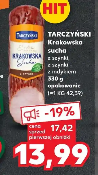 Kaufland TARCZYŃSKI Krakowska sucha 330g oferta