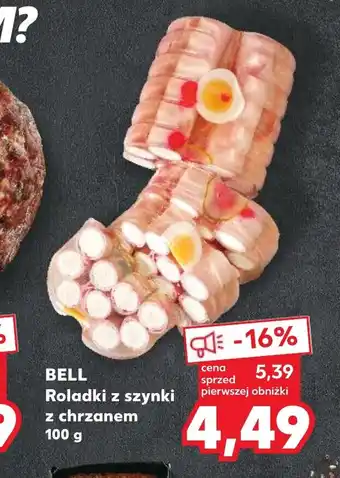 Kaufland BELL Roladki z szynki z chrzanem 100g oferta