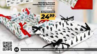 Polomarket Składany koszyk tekstylny na pieczywo oferta