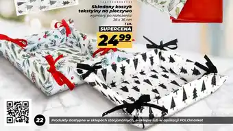 Polomarket Składany koszyk tekstylny na pieczywo oferta