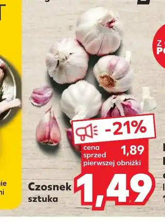 Kaufland Czosnek sztuka oferta