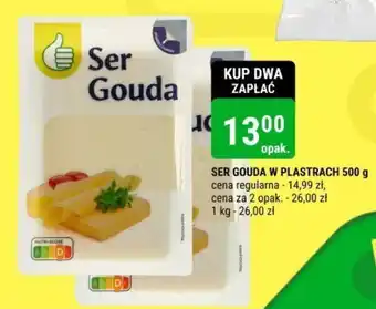 bi1 SER GOUDA W PLASTRACH 500 g oferta