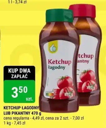 bi1 KETCHUP ŁAGODNY LUB PIKANTNY 470 g oferta