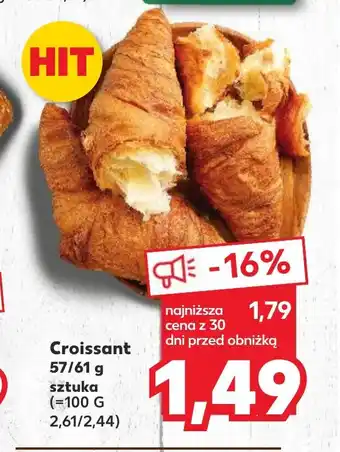 Kaufland Croissant 57/61 g sztuka oferta
