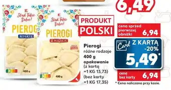 Kaufland Pierogi 400g oferta