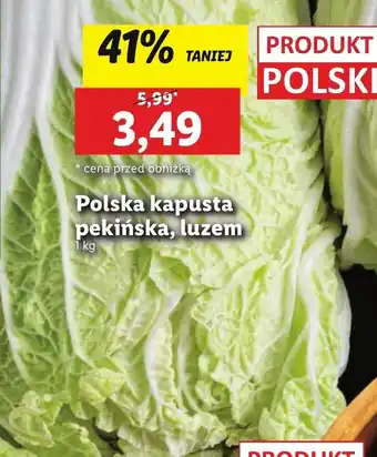 Lidl Kapusta pekińska oferta