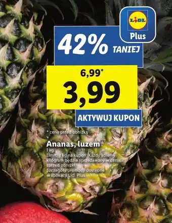 Lidl Ananas oferta