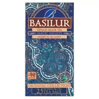 API MARKET Basilur oriental collection magic nights herbata czarna 50 g (25 x 2 g) oferta
