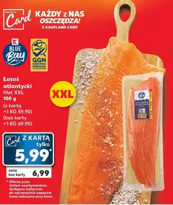 Kaufland Filet z łososia oferta