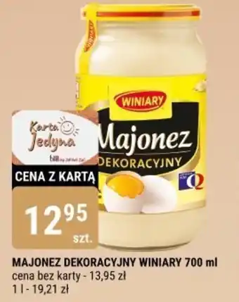bi1 MAJONEZ DEKORACYJNY WINIARY 700 ml oferta