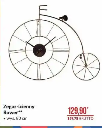 Makro Zegar ścienny Rower oferta