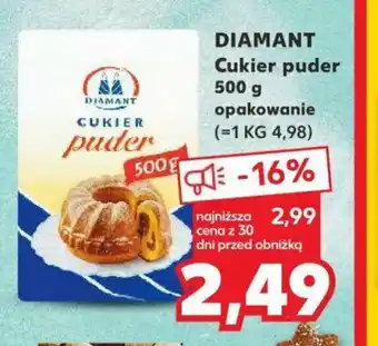Kaufland DIAMANT Cukier puder 500 g opakowanie oferta