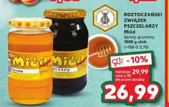 Kaufland ROZTOCZAŃSKI ZWIĄZEK PSZCZELARSKI Miód 1000g oferta