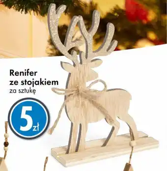Renifer ze stojakiem