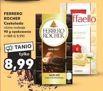 Kaufland FERRERO ROCHER Czekolada różne rodzaje 90 g opakowanie oferta