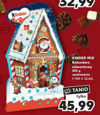 Kaufland KINDER MIX Kalendarz adwentowy 203g oferta